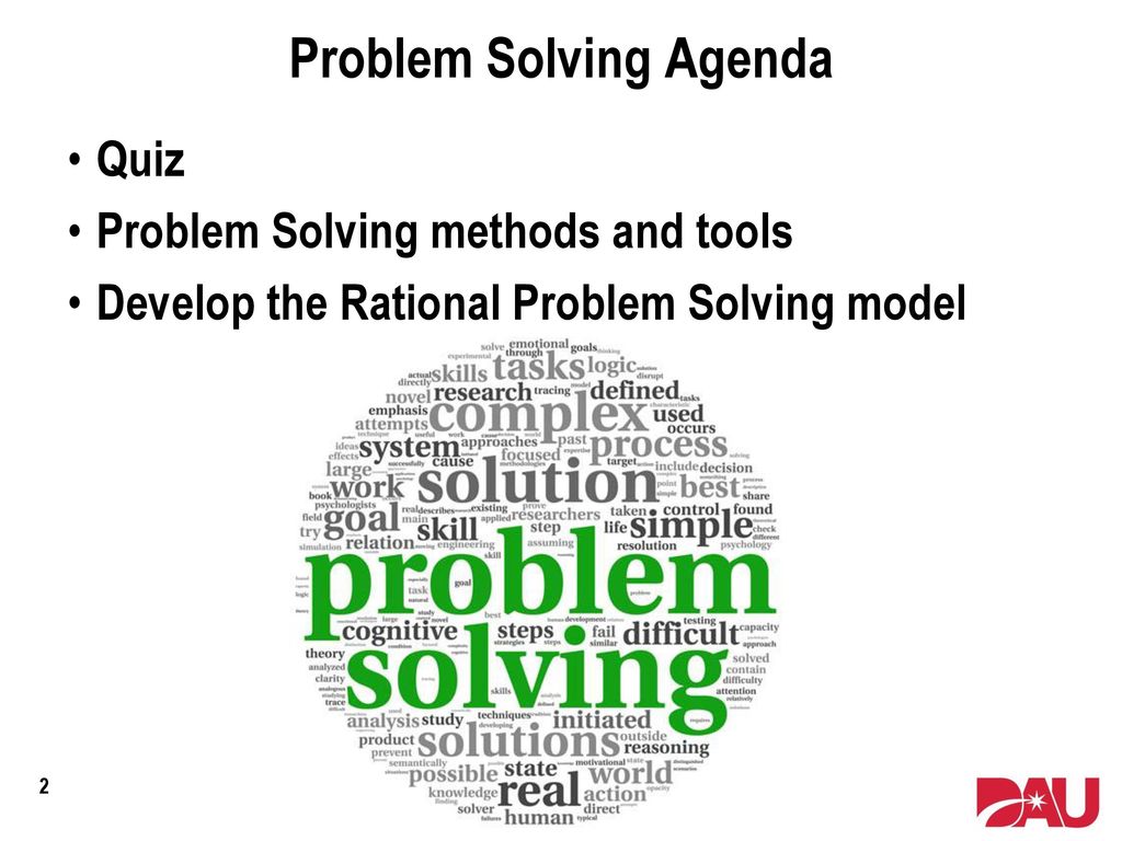 An analysis of rational and logical thinking in problem solving